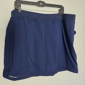 St. John's Bay Active Skort in Deep Blue